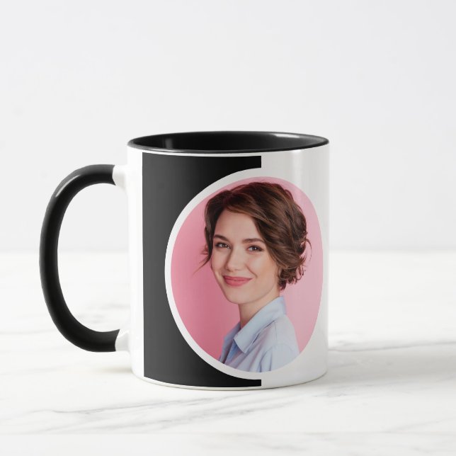 Caneca Foto Preto e Branco MUA  Café Elegante  (Esquerda)