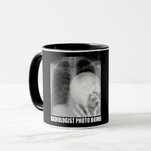 CANECA FOTO RADIOLOGISTA BOMBA