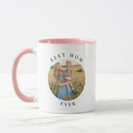 Caneca Foto redonda moderna HARPER Melhor Mãe Alguma Vez 