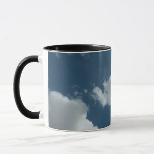 Caneca Fotografia Abstrata de Céu Nublado