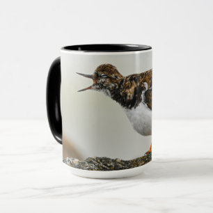 Caneca Fotografia Cute Dramática Ruddy Turnstone Georgia