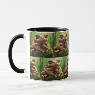 Caneca Fotografia da Natureza da Família Marrom Sapo