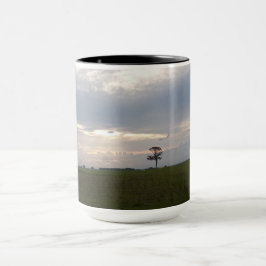 Caneca Fotografia da Natureza do Sol da Flórida em um pin