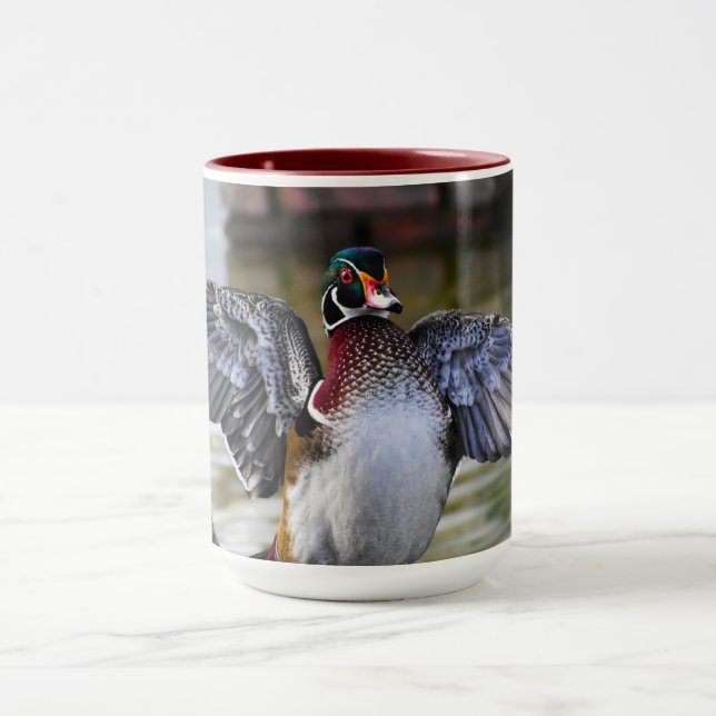 Caneca Fotografia de Bastante Atacado Pato de Madeira na  (Centro)