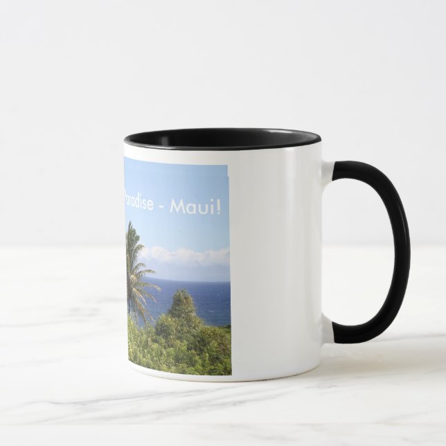 Caneca Fotografia de Maui Hawaii, bonita, em Mug (Direita)