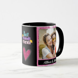 Caneca Fotografia do melhor amigo para sempre, brilhante