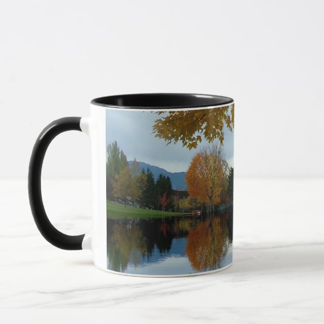 Caneca Fotografia do parque de outono (Esquerda)