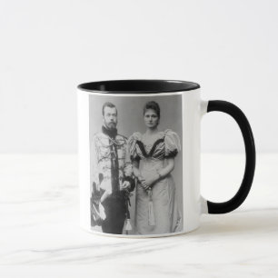 Caneca Fotografia do retrato do Tsar Nicholas II