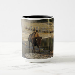 Caneca Fotografia dos animais selvagens de Yellowstone do