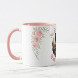 Caneca Fotografia Floral Personalizada - A Melhor Mãe De