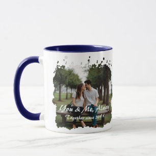 Caneca Fotografia personalizada "Você e eu, sempre"