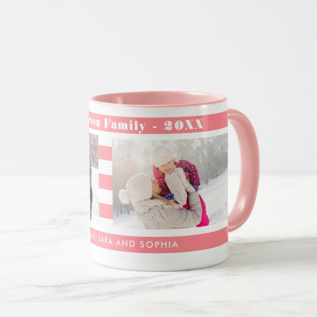 Caneca Fotografias Familiares Personalizadas I Modern Pin (Frente Esquerda)