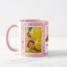 Caneca Fotografias Personalizadas de Aniversário de Confe