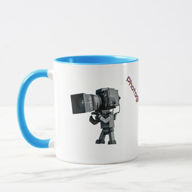 Caneca Fotógrafo Robô (Esquerda)