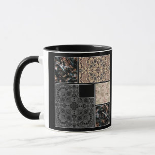 Caneca Fotos de design criativas texto cobra ornamental