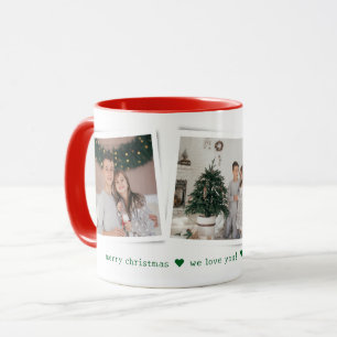 Caneca Fotos de Natal 3 Presente Personalizado