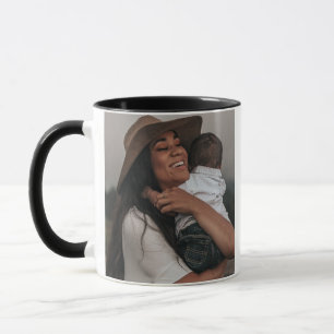 Caneca Fotos Modernas Personalizadas Duas Foto Inteira