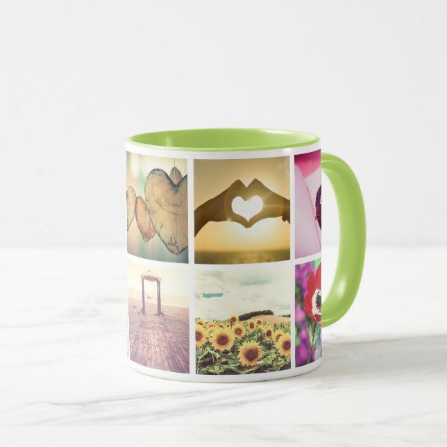 Caneca Fotos pessoais feitas sob encomenda (Frente Esquerda)