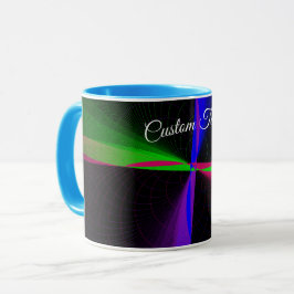 Caneca Four-Way Geometric Wave Coffee Mug