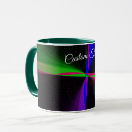 Caneca Four-Way Geometric Wave Coffee Mug