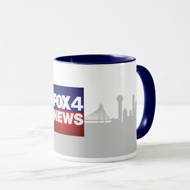 Caneca FOX 4 Notícias Café Mug (Frente Esquerda)