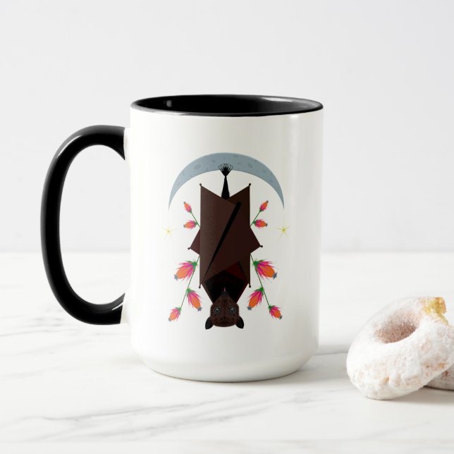 Caneca Fox Classic Mug Voadora 15oz. Preto (Com Donut)