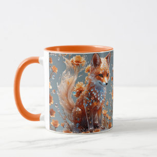 Caneca Fox de Vidro Vermelho Fantasy