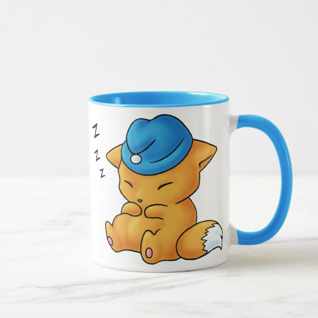 Caneca Fox do boné do sono (Direita)