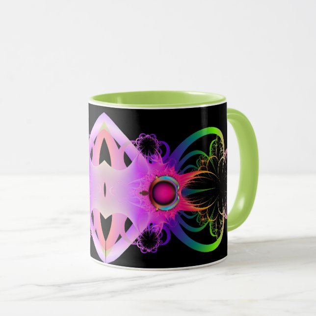 Caneca Fractal (Frente Esquerda)