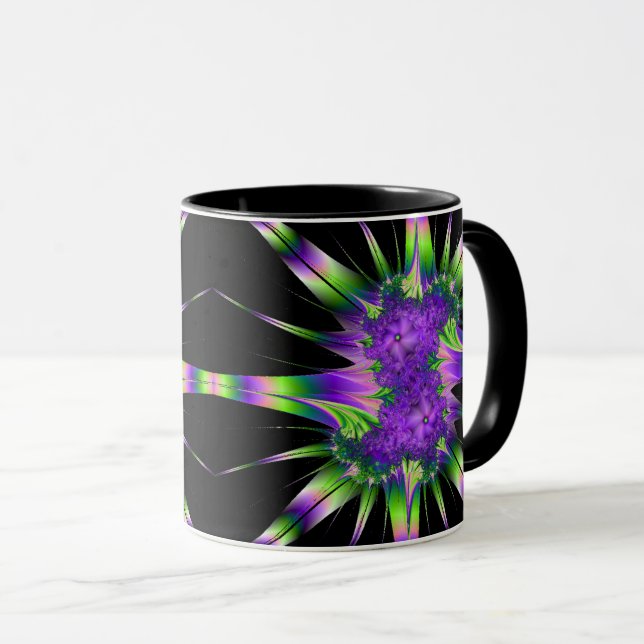 Caneca Fractal (Frente Esquerda)