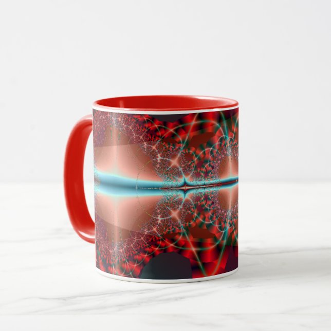 Caneca Fractal (Frente Esquerda)