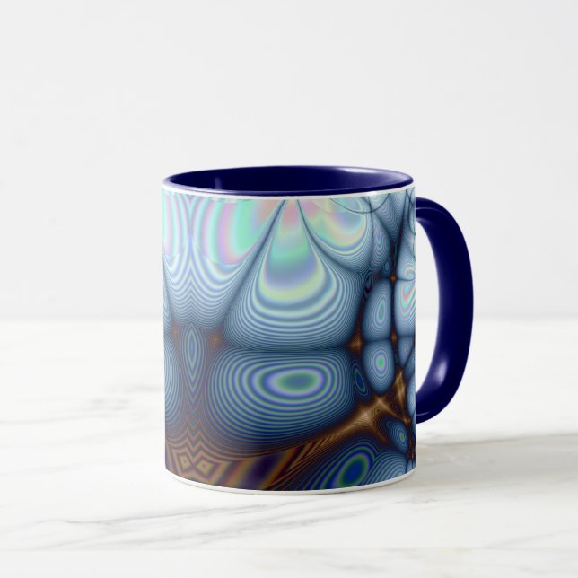 Caneca Fractal (Frente Esquerda)