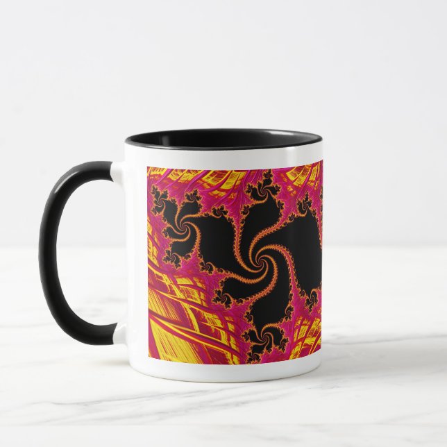 Caneca Fractal extravagante (Esquerda)