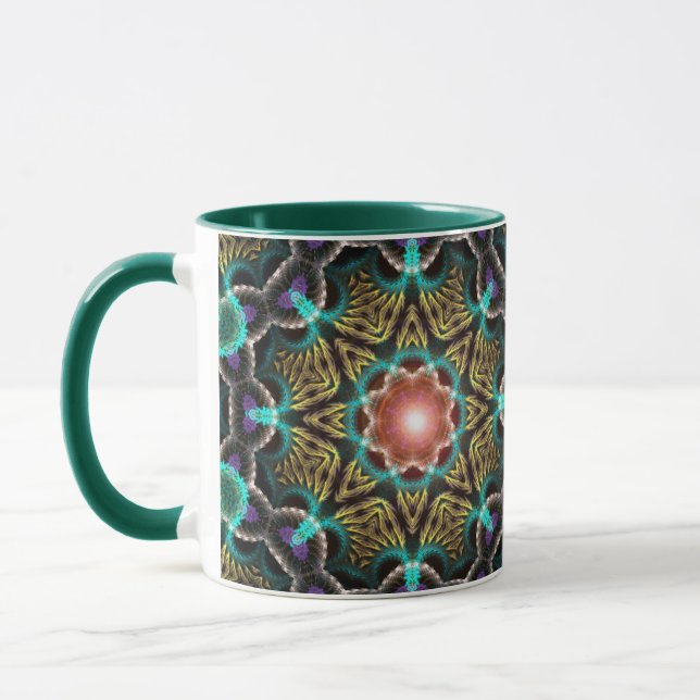 Caneca FractalArt LightStar #038 Mug (Esquerda)