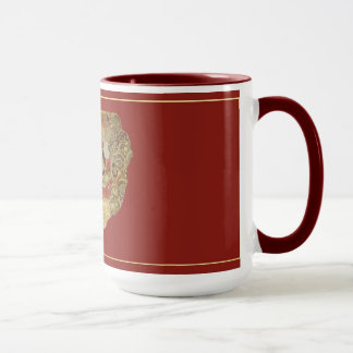 Caneca Fragmento de Nouveau da arte