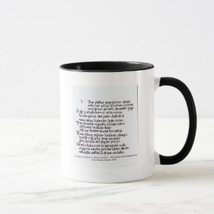 Caneca Fragmento do Divina Commedia de Dante '