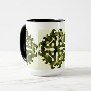 Caneca Fragmento Solar abstrato Geométrico