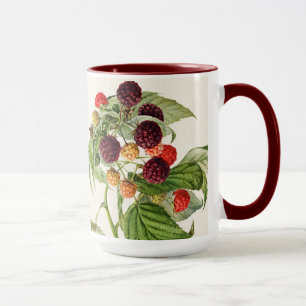Caneca Framboesa Roxa Vintage
