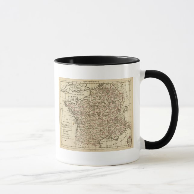 Caneca França, departamentos (Direita)