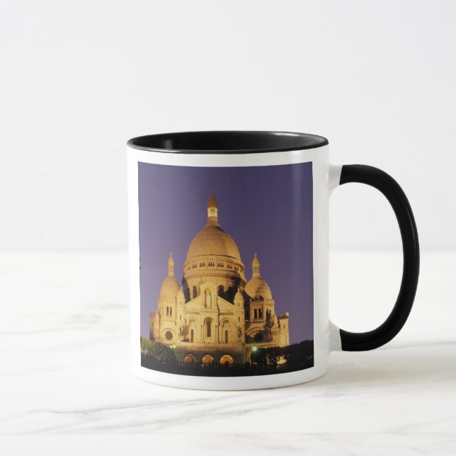 Caneca França, Paris, SacrÃ©-Coeur ao entardecer. (Direita)