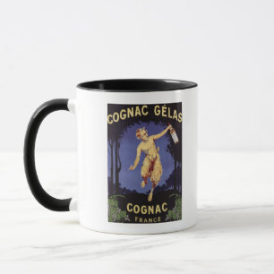 Caneca FrançaCognac Gelas Promocional PosterFrança