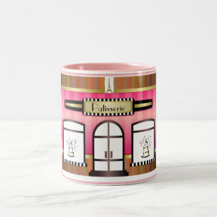 Caneca francesa do Patisserie de Paris