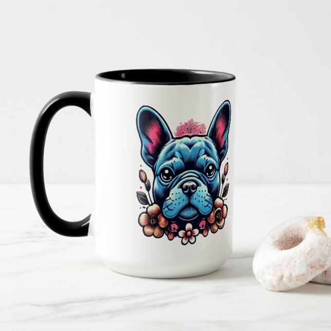 Caneca Franco Bulldog Brie Citação Legal (Com Donut)