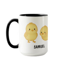 Frango Bebê Desenhado à Mão Personalizado Fofo