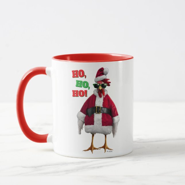 Caneca Frango de Papai Noel (Esquerda)
