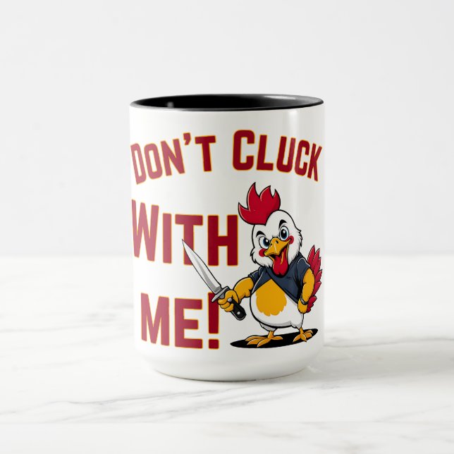 Caneca Frango Engraçado - Não se meta comigo (Centro)