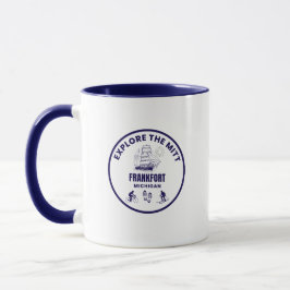 Caneca Frankfort Michigan Coffee Mug