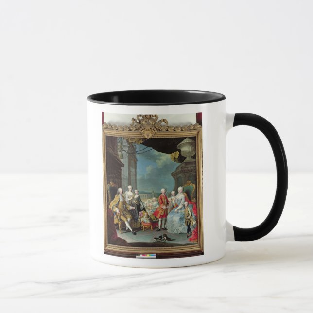 Caneca Franz Stephan mim com sua esposa Marie-Therese (Direita)
