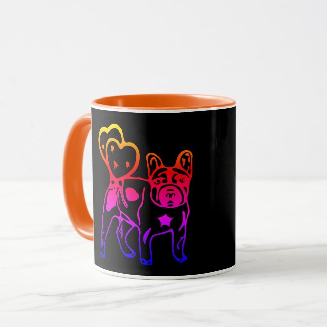 Caneca Französische Bulldoggen Tasse (Frente Esquerda)