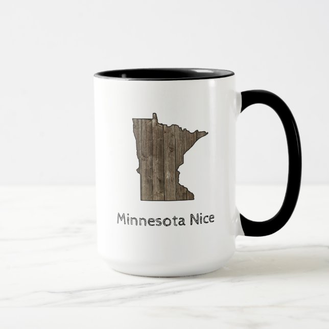 Caneca Frase agradável do estado de Minnesota (Direita)